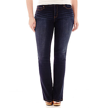 Stylus Slim Straight-Leg Jeans - Plus