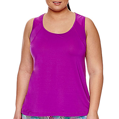 Xersion Mesh-Back Tank Top - Plus