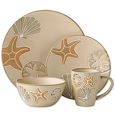 Pfaltzgraff Everyday Sandy Shore 16-pc. Dinnerware Set