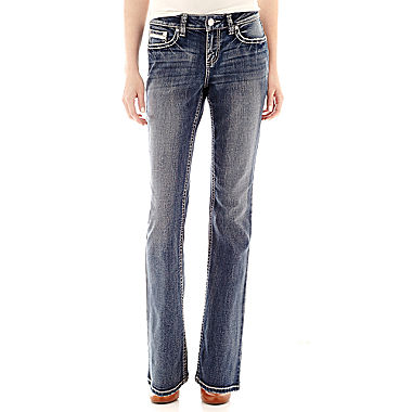 Love Indigo Wing Back Flap Pocket Jeans