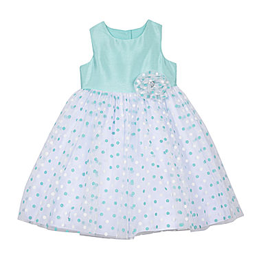 Marmellata Sleeveless Dotted Dress - Preschool Girls 4-6x