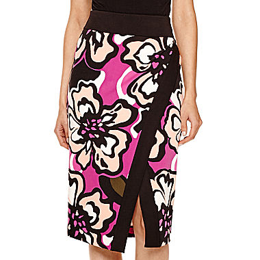 Worthington Tipped Envelope Skirt - Tall